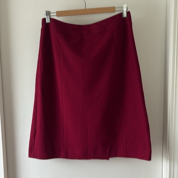 Talbots Knit Faux Wrap A-Line Skirt 4 - Picture 6 of 8